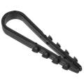 Дюбель-хомут 5х10мм для круглого кабеля нейлон черный (100шт/упак) GENERICA
