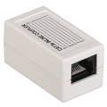 Адаптер проходной, кат.5е, UTP, RJ45-RJ45, белый, ITK CS70-1C5EU