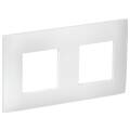 SKANDY Рамка 2-местная SK-F02W арктический белый IEK