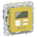 FLITE Термостат электронный с дисплеем 16А Т-ФлЖК желтый карри IEK