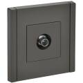 FORTE&PIANO Розетка TV проходная FP329 серый IEK