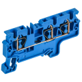 Клемма пружинная CX4-3, BU, трехконтактная, синяя, 4мм2, IEK AF-CT40-00-3-K07-004
