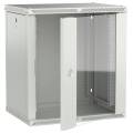 ITK LINEA W Шкаф настенный 12U 600х450мм дверь стекло серый 2.0