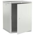 ITK LINEA W Шкаф настенный 15U 600х600мм дверь металл серый 2.0