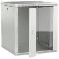 ITK LINEA W Шкаф настенный 12U 600х600мм дверь стекло серый 2.0