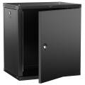 ITK LINEA W Шкаф настенный 12U 600х450мм дверь металл черный 2.0