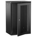 ITK LINEA W Шкаф настенный 18U 600х450мм дверь перфорированная черный 2.0