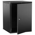 ITK LINEA W Шкаф настенный 15U 600х600мм дверь металл черный 2.0