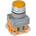 Кнопка управления D7-11T d=22мм 1NC+1NO с фиксацией желтая GENERICA