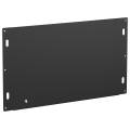 Стенка задняя 600мм для шкафа 6U черная GENERICA
