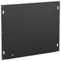 Стенка задняя 600мм для шкафа 9U черная GENERICA