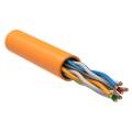 ITK Витая пара U/UTP кат.6 4х2х24AWG solid LSZH нг(А)-HF slim оранжевый (305м)
