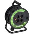 Катушка УК30 с термозащитой 4 места 2P+PE/30м 3х1,5мм2 GENERICA