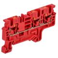 Клемма пружинная CP-MC, Push In, 3 вывода, 4мм2, красная, IEK AF-CT22-00-3-K04-004
