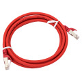 Патч-корд TERACOM CS Cat.6A экран. S/FTP LSZH красный (1,0м)                                        