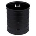 Муфта быстросъемная для двуст. труб d160 мм черная EKF-Plast                                        