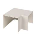 Поворот 90 гр. (60x60) (4 шт) белый EKF-Plast                                                       