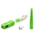 Коннектор разобранный SC/APC, FTTH, SM, Simplex, феррул, кабель 3х2мм (уп.200шт)
