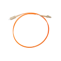 Шнур оптический LC/PC-SC/PC, MM 50/125, 1м, Simplex, оранжевый, ССД 130201-03344