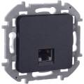 INSPIRIA Розетка компьютерная RJ45 категория 6 UTP антрацит