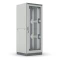 Шкаф напольный 19'', 42U, 2000x800x800мм, двери передняя обзорная, задняя распашная перфорированная, серый, DANNMAN 9088287