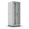 Шкаф напольный 19'', 38U, 1800x600x800мм, двери перфорированные распашные, серый, DANNMAN 9868887
