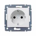 VALENA DIY Набор 6 розеток 1-местных с заземлением с защитными шторками 16А белый
