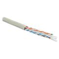Кабель UTP 4 пары, Кат.6, внутр., 0,55мм, PVC, серый, 305м, Hyperline UUTP4-C6-S23-IN-PVC-GY-305