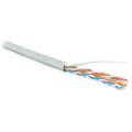 Кабель UTP 4 пары, Кат.5e, внутр., 0,51мм, PVC, серый, 305м, Hyperline UUTP4-C5E-S24-IN-PVC-GY-305