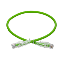 Патч-корд 4 пары, 2хRJ45, 3м, Кат.6A, UTP, зеленый, LSZH, ленточный замок, ITK PC02-C6AUL-3M-SC-RL
