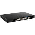 Коммутатор управляемый D-Link DGS-1520-28MP/A1A