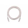 Патч-корд 4 пары, 2хRJ45, 1м, Кат.5e, UTP, серый, LSZH, NETLAN EC-PC4UD55B-BC-LSZH-010-GY-10
