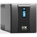 ИБП линейно-интерактивный, 3кВА/1,8кВт, одноф., LCD, розетки Schuko, ELECTRA ET, ITK EET-3000VA-1-004-S