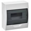 Корпус пластиковый ЩРН-П-8 черная прозрачная дверь IP41 GENERICA