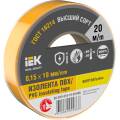 MIXTAPE 7 Изолента 0,15х19мм желтая 20м IEK