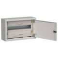 TITAN 5 Корпус металлический ЩРн-18 (1х18) 268х420х140мм IP31 серый (одна дверь) IEK