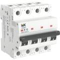 Выключатель автоматический 4P, 13А, х-ка K, M06N-DC, IEK AR-M06N-4-K013DC
