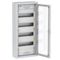 Корпус металлический ЩРн-48 УХЛ3, прозрачная дверь, IP31, IEK MKM16-N-048-31-Z-U