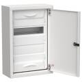 TITAN 5 Корпус металлический ЩРн-24 (1х24) 460х310х140мм IP31 белый (одна дверь) IEK