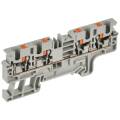 Клемма пружинная CP-MC, Push-in, 4 вывода, 4мм2, серая, IEK YCT22-00-4-K03-004