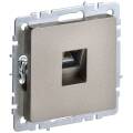 BRITE Розетка компьютерная RJ45 кат.5E РК10-БрШ шампань IEK