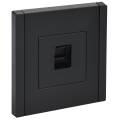 FORTE&PIANO Розетка компьютерная RJ45 кат.6 FP131 черный IEK