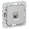 FLITE Розетка компьютерная RJ45 категория 6 STP РК6-1-1-ФлА алюминий IEK