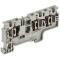 Клемма пружинная CX6-3, трехконтактная, серая, 6мм2, IEK AF-CT40-00-3-K03-006
