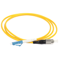 Шнур оптический FC/UPC-LC/UPC, SM, 10м, Simplex, желтый, ITK FPC09-FCU-LCU-C1L-10M 