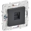 SKANDY Розетка компьютерная RJ45 кат.5E SK-K01T титан IEK