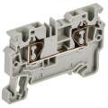 Клемма пружинная CX4, проходная, 4мм2, серая, IEK AF-CT40-00-K03-004