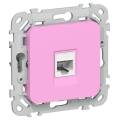 FLITE Розетка компьютерная RJ45 категория 6 UTP РК6-1-0-ФлПр пурпурный IEK