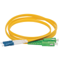 Шнур оптический SC/APC-LC/APC, SM, 15м, Duplex, желтый, ITK FPC09-SCA-LCA-C2L-15M