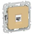 FLITE Розетка компьютерная RJ45 категория 6 UTP РК6-1-0-ФлШм шамуа IEK